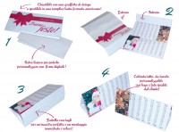 Biglietto D'auguri con calendario